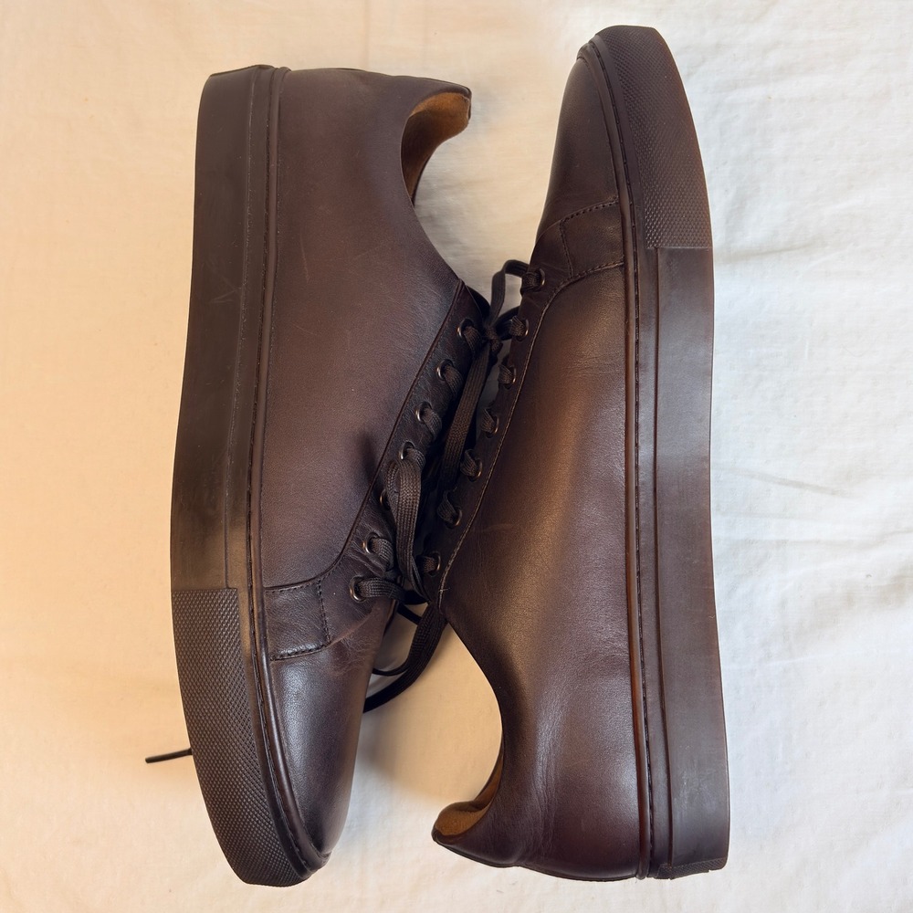 Thursday Boot Co Premier Low Top Sneakers Mens 14 Coffee Leather Brown Shoes - Picture 7 of 9